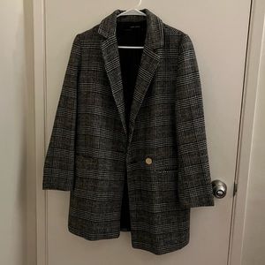 Zara Houndstooth Coat